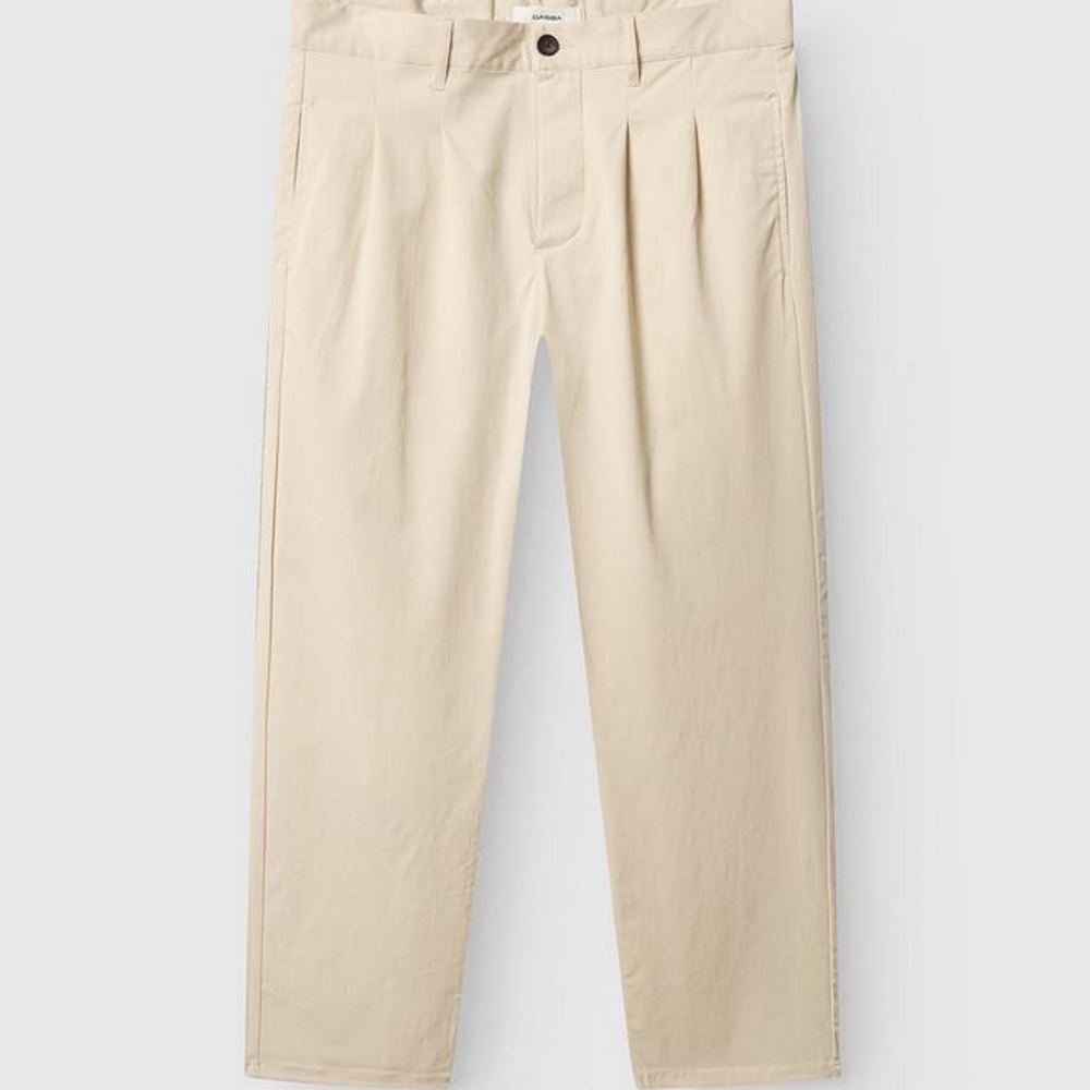 PO12204-1 GABBA GABFIRENZE BOLU CROPPED TENCEL PANT REGULAR FIT BIRCH - Image 1