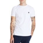 TIMBERLAND DUNSTAN RIVER SHORT SLEEVE TEE SLIM FIT WHITE