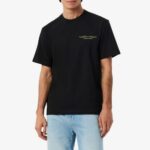 LACOSTE MEN'S  T-SHIRT CLASSIC FIT BLACK