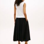 TOMMY HILFIGER WOMAN B&W SLIM SCOOP-NK TANK ECRU - Image 3