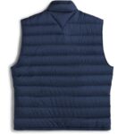 TOMMY HILFIGER WOMEN'S SLEEVELESS JACKET FEMININE LW DOWN VEST DARK NIGHT NAVY - Image 3