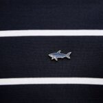 PAUL&SHARK MEN'S DOUBLE MERCERISED COTTON JERSEY T-SHIRT NAVY BLUE - Image 4