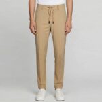 KARL LAGERFELD MEN'S TROUSERS PACE CAMEL