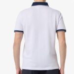 PAUL&SHARK MEN'S  FINE COTTON PIQUE POLO SHIRT WHITE - Image 2
