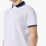PAUL&SHARK MEN'S  FINE COTTON PIQUE POLO SHIRT WHITE - Image 3