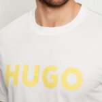 HUGO MEN'S T-SHIRT NATURAL - Image 3