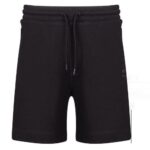 BOSS MEN'S SHORTS SEWALK SHORTS BLACK