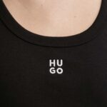 HUGO  WOMEN'S TOP DATAMIA BLACK - Image 5