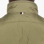 BOSS MEN'S WATER-REPELLENT H-CENITO GILET WITH TONAL LOGO DARK BEIGE - Image 3