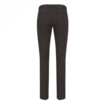 BOSS MEN'S SLIM FIT IN COTTON -BLEND TWILL STYLE P-1KAITON1-ZIP TROUSERS DARK BROWN - Image 2