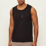 HUGO MEN'S DARRIO T-SHIRT BLACK