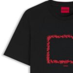 HUGO MEN'S T-SHIRT BLACK - Image 3