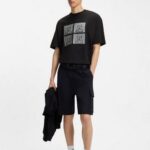 HUGO MEN'S T-SHIRT BLACK - Image 4