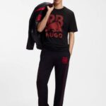 HUGO MEN'S T-SHIRT BLACK - Image 4