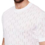 KARL LAGERFELD MEN'S T-SHIRT CREWNECK WHITE - Image 3