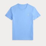 POLO RALPH LAUREN MEN'S CUSTOM SLIM FIT JERSEY CREWNECK T-SHIRT BLUE - Image 3