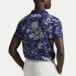 POLO RALPH LAUREN MEN'S CUSTOM SLIM FIT POLO ISLAND BEAR NAVY - Image 2