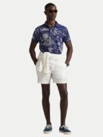 POLO RALPH LAUREN MEN'S CUSTOM SLIM FIT POLO ISLAND BEAR NAVY - Image 4