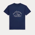 POLO RALPH LAUREN MEN'S CLASSIC FIT JERSEY GRAPHIC T-SHIRT DARK COBALT - Image 2
