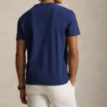POLO RALPH LAUREN MEN'S CLASSIC FIT JERSEY GRAPHIC T-SHIRT DARK COBALT - Image 3