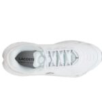 LACOSTE MEN’S SPINOR PREMIUM SNEAKERS WHITE - Image 2