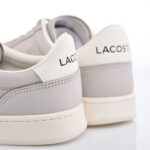 LACOSTE MEN’S CARNABY  SNEAKERS GRY/ OFF WHITE - Image 4