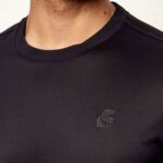KARL LAGERFELD MEN'S T-SHIRT CREWNECK BLACK - Image 3