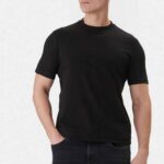 KARL LAGERFELD MEN'S T-SHIRT CREWNECK BLACK