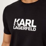 KARL LAGERFELD MEN'S T-SHIRT CREWNECK MIDNIGHT BLUE - Image 3