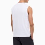 EMPORIO ARMANI MEN'S VISIBILITY TANK TOP IN COTTON JERSEY WHITE - Image 2