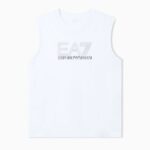 EMPORIO ARMANI MEN'S VISIBILITY TANK TOP IN COTTON JERSEY WHITE - Image 3