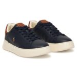 POLO RALPH LAUREN MEN'S RLITE COURT-SNEAKERS -LOW TOP LACE DARK NAVY - Image 4