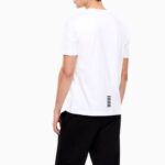 EMPORIO ARMANI MEN'S CORE ISENTITY STRECH COTTON JERSEY V-NECK T-SHIRT WHITE - Image 2