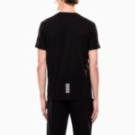 EMPORIO ARMANI MEN'S CORE ISENTITY STRECH COTTON JERSEY V-NECK T-SHIRT BLACK - Image 2