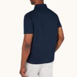 PAUL&SHARK MEN'S DOUBLE PIQUE COTTON POLO  BLUE - Image 2