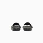 EMPORIO ARMANI MEN'S CONTOURED PVC SLIDERS WITH EAGLE BLACK - Image 5
