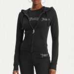 JUICY COUTURE WOMEN'S OOLA OYTLINE HOODIE BLACK