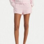 JUICY COUTURE WOMEN'S TAMIA OUTLINE SHORTS PINK