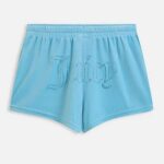 JUICY COUTURE WOMEN'S TAMIA OUTLINE SHORTS SKY BLUE - Image 4