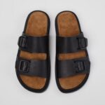 CAMPER MEN FABRIC SANDALS BLACK - Image 2