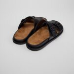 CAMPER MEN FABRIC SANDALS BLACK - Image 3