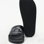 KARL LAGERFELD MEN'S KONDO II FLIP=FLOPS BLACK RUBBER - Image 2