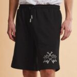 LA MARTINA MEN'S ATHLETIC BERMUDA SHORTS BLACK