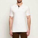 BARBOUR BARBOUR MEN'S TARTAN PIQUE POLO SHIRT WHISPER WHITE/CLASSIC
