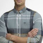 BARBOUR MEN'S HARRIS TAILORED LONG SLEEVE SHIRT CHECKERED MULTICOLOR - Image 3