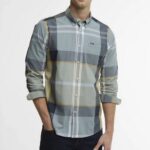 BARBOUR MEN'S HARRIS TAILORED LONG SLEEVE SHIRT CHECKERED MULTICOLOR