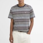 BARBOUR MEN STEELRIGG STRIPE T-SHIRT NAVY