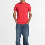 TIMBERLAND DUNSTAN RIVER SHORT SLEEVE TEE SLIM FIT YOLK AMERICAN BEAUTY - Image 3