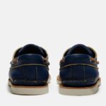 TIMBERLAND MEN'S 2EYEBOAT SHOES DARK BLUE- FULL GRAIN - Image 3