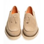VERSACE 1969 SHOES SUEDE BEIGE